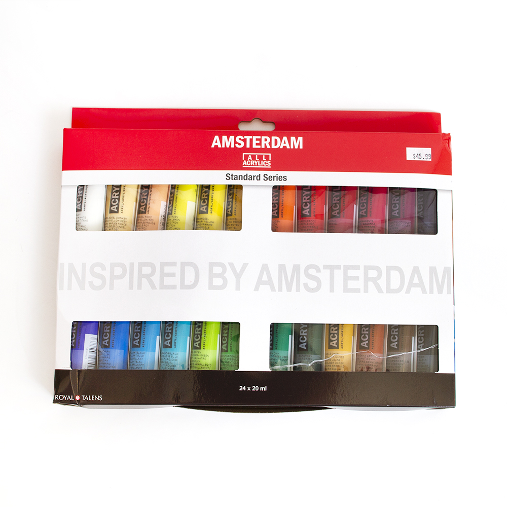 Amsterdam, Acrylic, Set, 24 Color